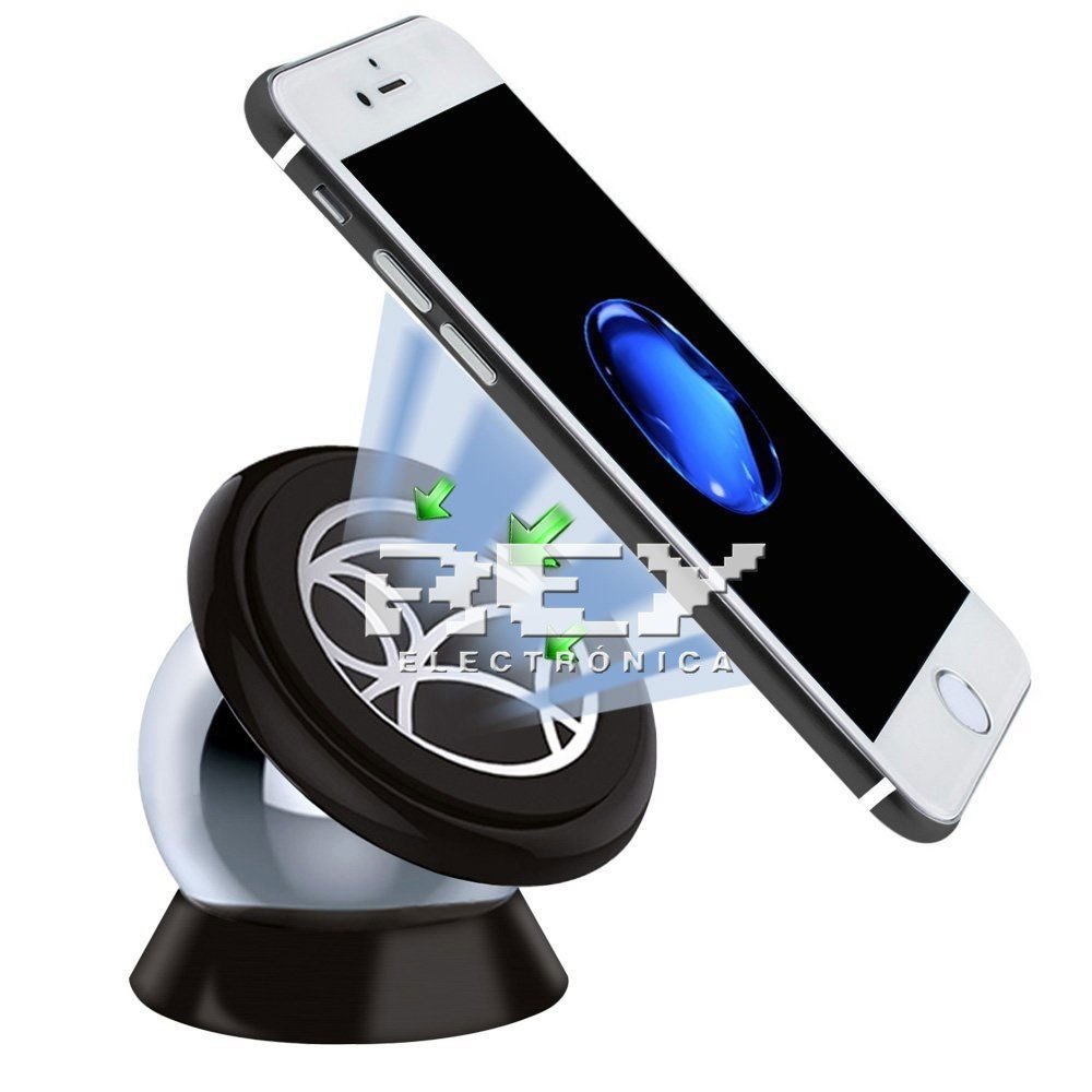 soporte-telefono-magnetico-iman-coche-salpicadero-ajustable Car Wireless Charger Air Vent Clip Phone Holder Stand For iPhone 16 15 14 13 12 Pro Max Samsung S24 S23 S22 Mount Fast Charging